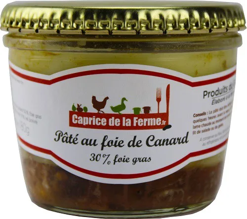 Pâté au foie gras de canard 180g